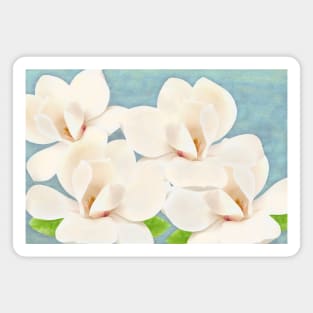 Magnolia Grandiflora Flowers Magnet